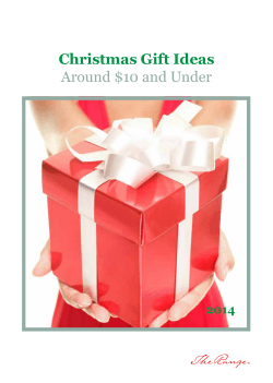Christmas Gift Ideas Around $10 and Under 2014