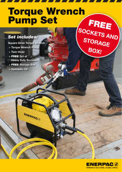 Torque Wrench Pump Set Free SOckeTS an