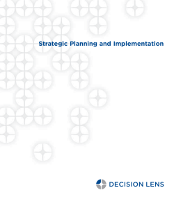 Strategic Planning and Implementation