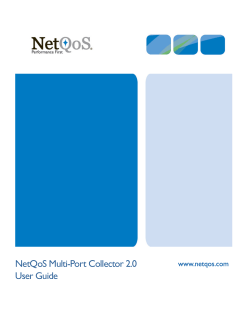 NetQoS Multi-Port Collector 2.0 User Guide
