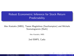 Robust Econometric Inference for Stock Return Predictability
