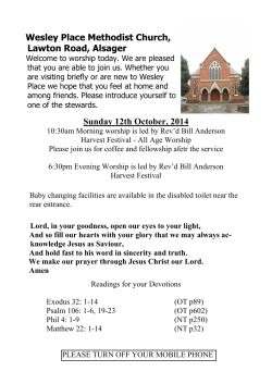 Wesley Place Methodist Church, Lawton Road, Alsager