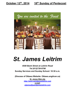 St. James Leitrim October 12