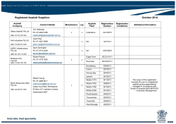 Registered Asphalt Suppliers October 2014