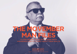 THE MOVEMBER MAN FILES A LOOK BEHIND THE MO INTO AUSSIE MEN’S