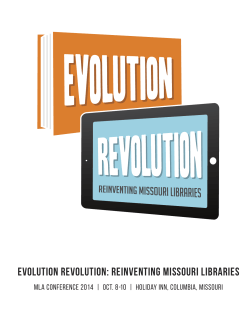 Evolution Revolution: Reinventing Missouri Libraries