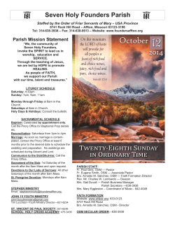Seven Holy Founders Parish