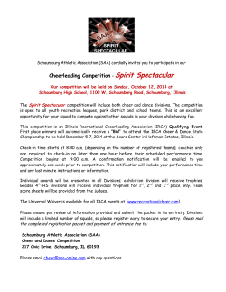 Spirit Spectacular  Cheerleading Competition