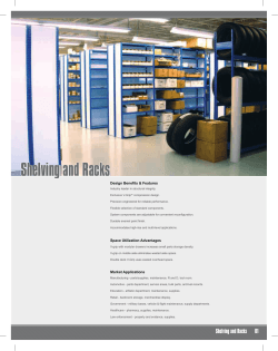 Shelving and Racks Design Benefits &amp; Features