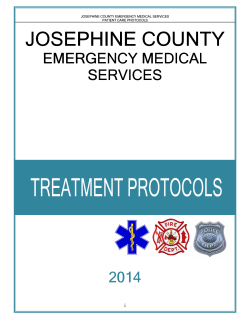 JOSEPHINE COUNTY EMERGENCY MEDICAL SERVICES