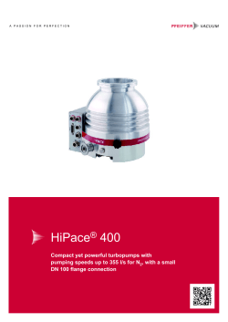 HiPace 400 ®