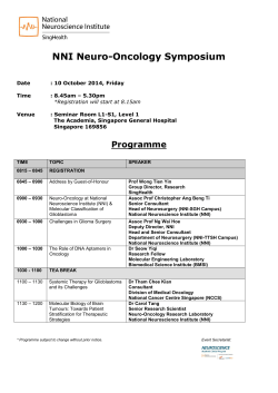 NNI Neuro-Oncology Symposium