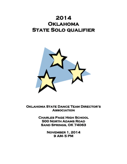 2014 Oklahoma State Solo qualifier
