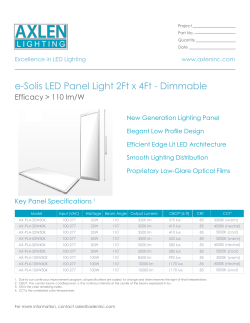 e-Solis LED Panel Light 2Ft x 4Ft - Dimmable
