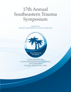 17th Annual Southeastern Trauma Symposium