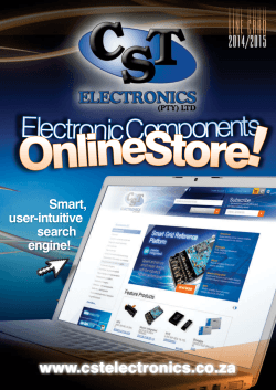 ! OnlineStore ElectronicComponents 2014/2015