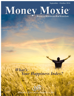 Money Moxie  What&rsquo;s Your Happiness Index?
