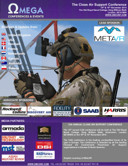The Close Air Support Conference B r i
