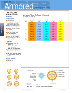 FIBER Armored 2 through 144 fibers Product