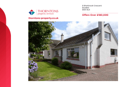 thorntons-property.co.uk Offers Over £180,000 9 Sherbrook Crescent Dundee