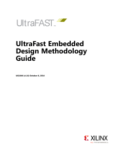 UltraFast Embedded Design Methodology Guide