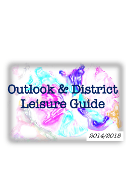 Outlook &amp; District Leisure Guide 2014/2015