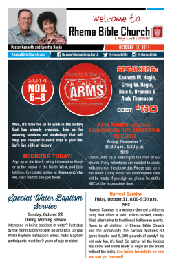 Welcome to NOV. 6&ndash;8 60