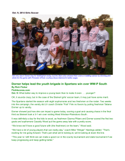 Oct. 9, 2014 Girls Soccer