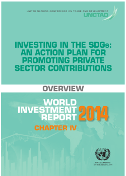 2014 WORLD INVESTMENT REPORT