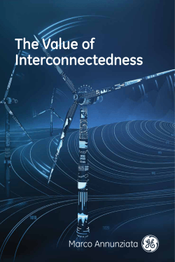 The Value of Interconnectedness Marco Annunziata 1