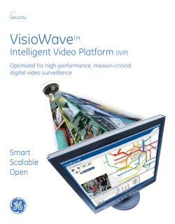 VisioWave Intelligent Video Platform Smart Scalable