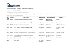 Materials Technology Aspects in Product Remanufacturing