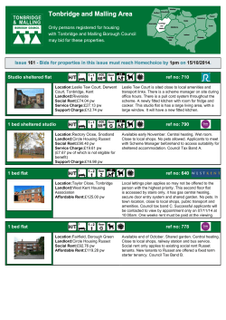 Issue - Bids for properties in this issue must reach Homechoice... on .