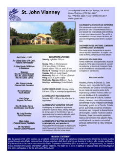 Este sacramento puede recibirlo cualquier que necesita ser hospitalizada para someterse