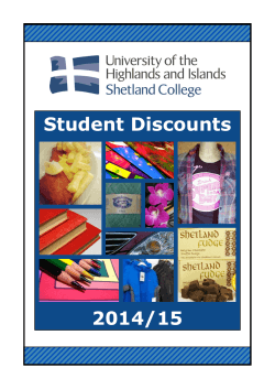 Student Discounts 2014/15