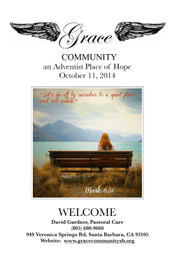 Grace  WELCOME COMMUNITY
