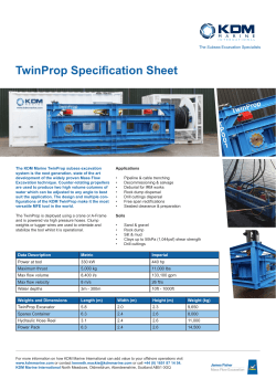 TwinProp Specification Sheet