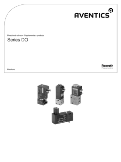 Series DO Directional valves ► Supplementary products  Brochure