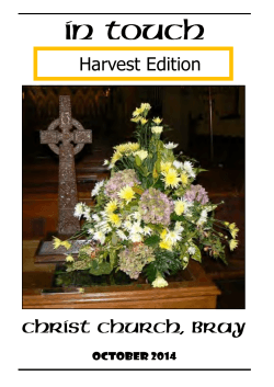 In Touch Harvest Edition Christ Church, Bray october 2014