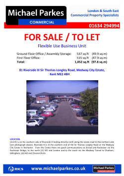 FOR SALE / TO LET Flexible Use Business Unit