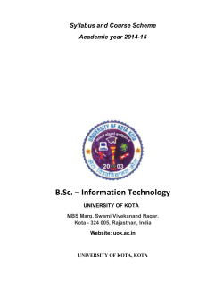 B.Sc. – Information Technology