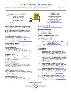 2014 Manitowoc County Events