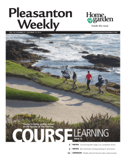 COURSE Pleasanton Weekly LEARNING