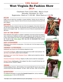 West Virginia Re-Fashion Show 12th Annual 2014