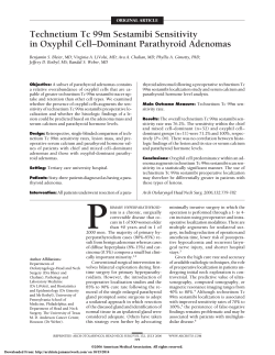Technetium Tc 99m Sestamibi Sensitivity in Oxyphil Cell–Dominant Parathyroid Adenomas