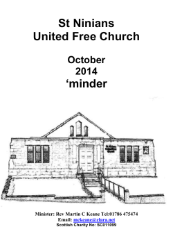 St Ninians United Free Church ‘minder