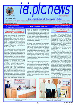 iei.plc.news  The Institution of Engineers (India) PUNE   LOCAL  CENTRE