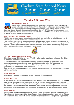 Thursday 9 October 2014