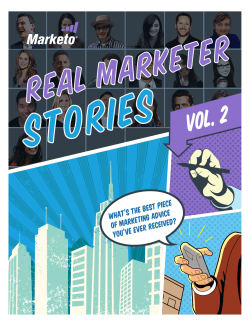 Real Marketer Stories Volume 2  |  1