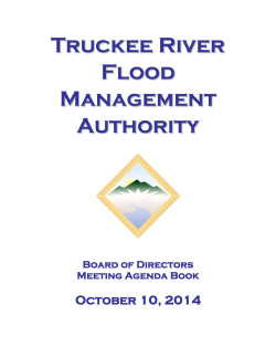 Truckee River Flood Management Authority